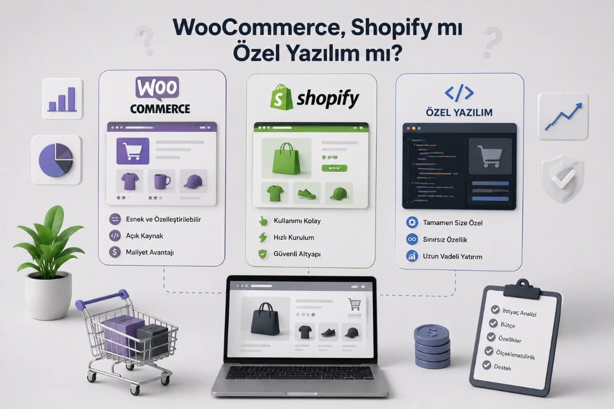 WooCommerce, Shopify mı Özel Yazılım mı?